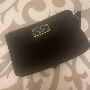 Kate Spade Black Zip-Around Clutch